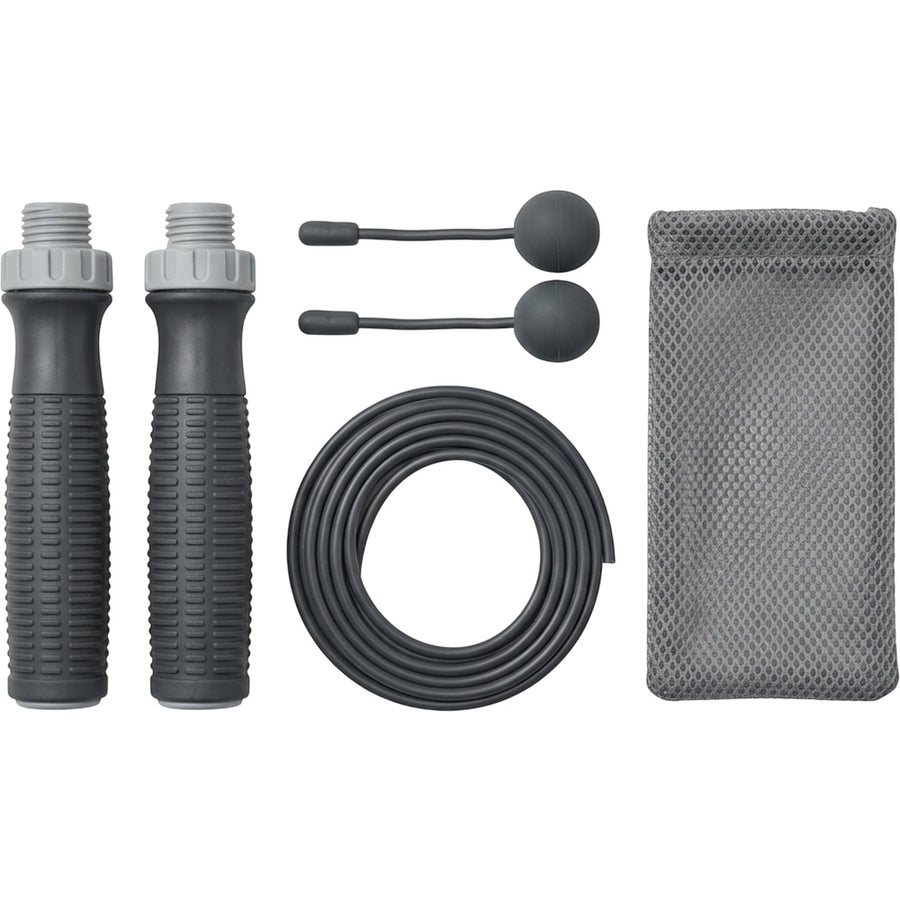 Shadt Convertible Cord and Cordless Jump Rope Set Charcoal