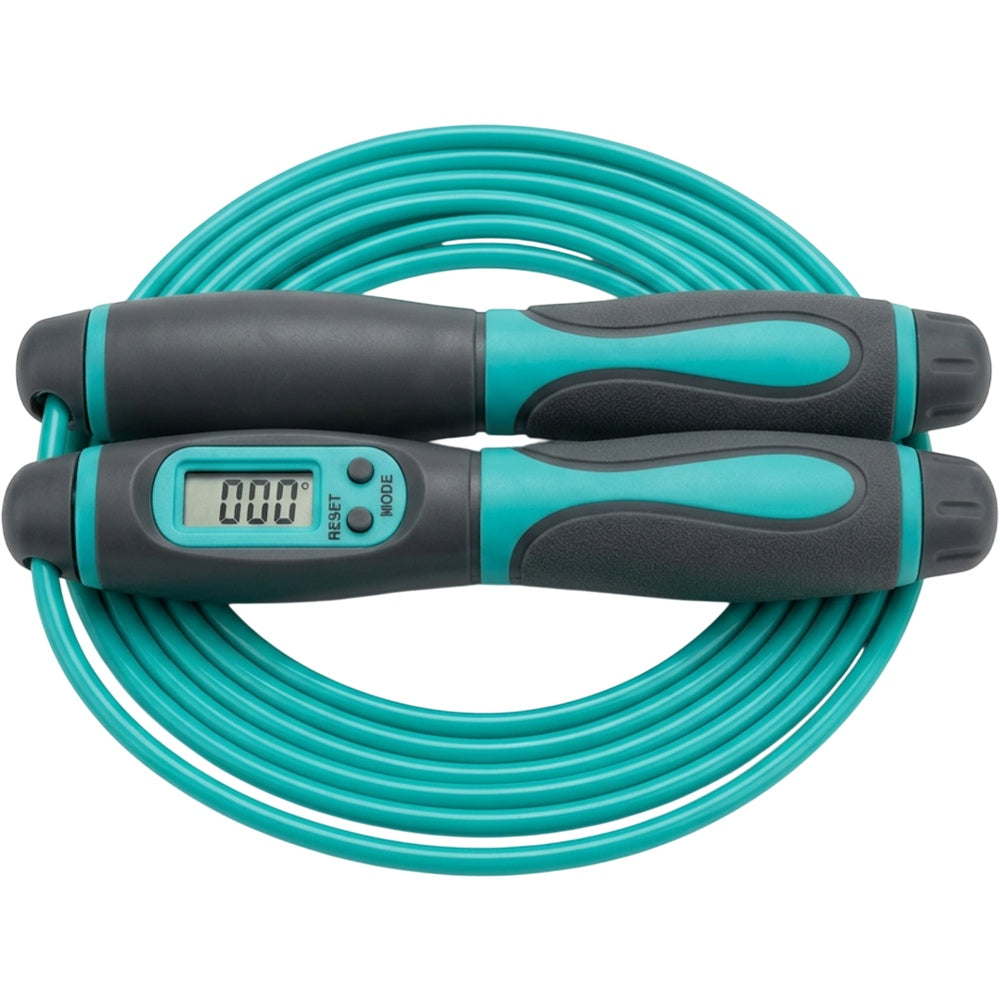 Shadt Digital Counter Jump Rope Teal 10 ft