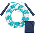 Shadt Segmented Beaded Freestyle Jump Rope 2.8 m Turquoise White - Product view